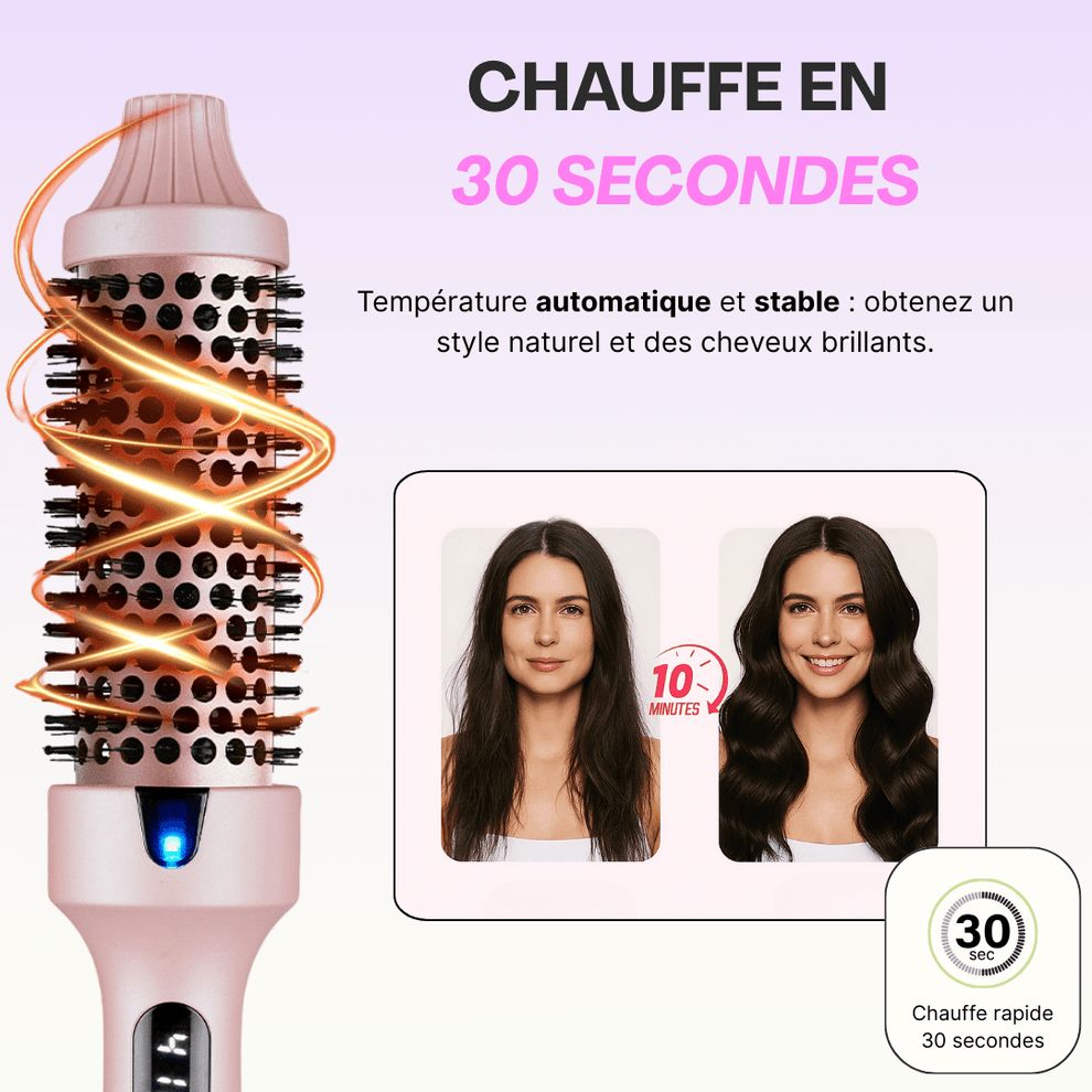 Brosse thermique ionique