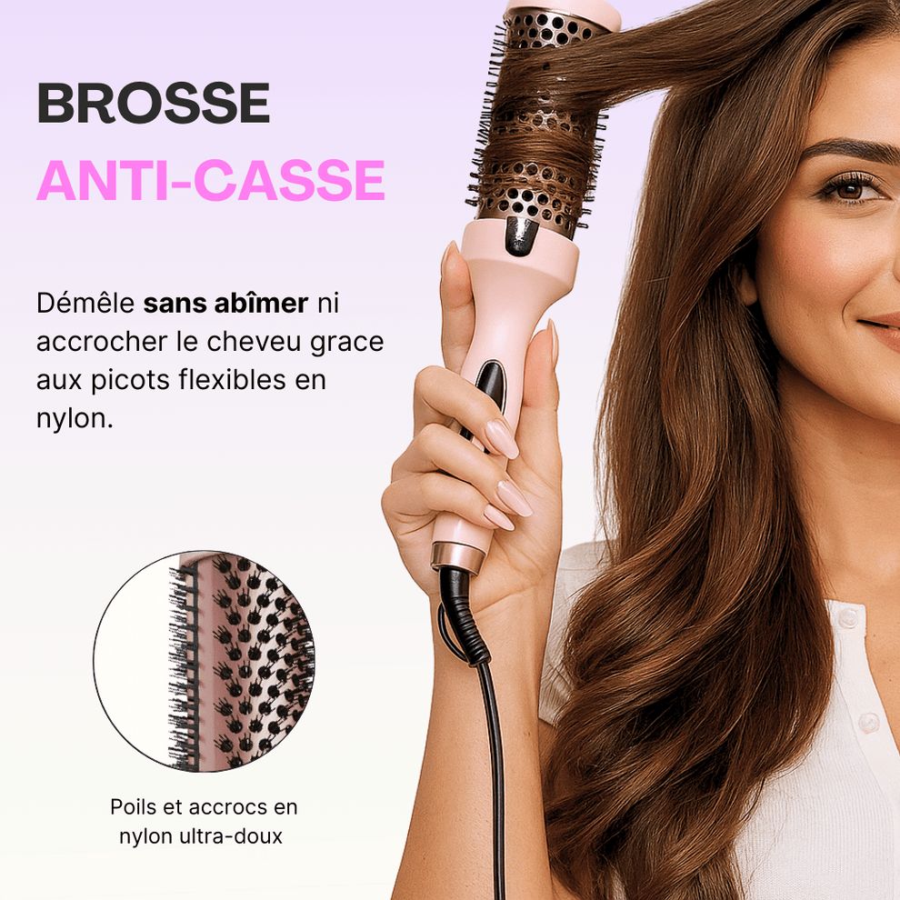 Brosse thermique ionique